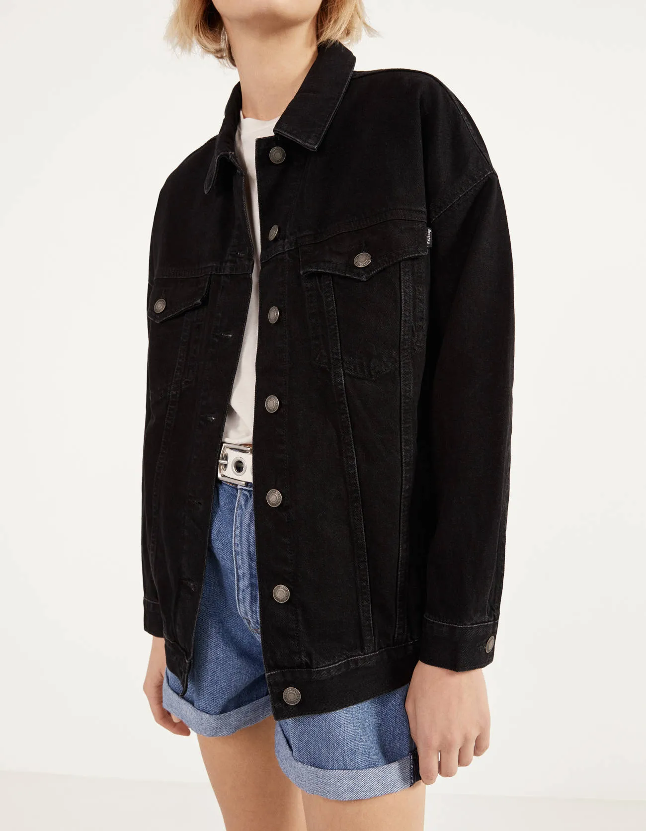 Oversize-Jeansjacke